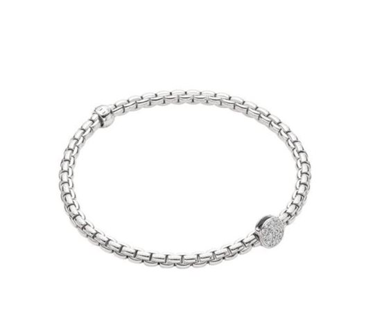 Bracelet Fope Femme in Or blanc 736B PAVEM - 736B PAVEM